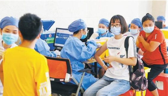 广东新冠疫苗单日接种量率先突破百万3