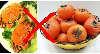 吃柿子和螃蟹会怎么样(柿子和螃蟹相克吗)